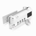 Suporte Dispenser de Escova e Pasta de Dentes Com Esterilizador UV Automático
